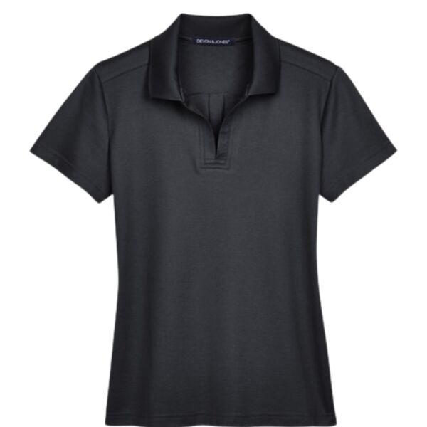 NoUpCharge - Devon & Jones CrownLux Performance® Ladies' Plaited Polo Thumbnail