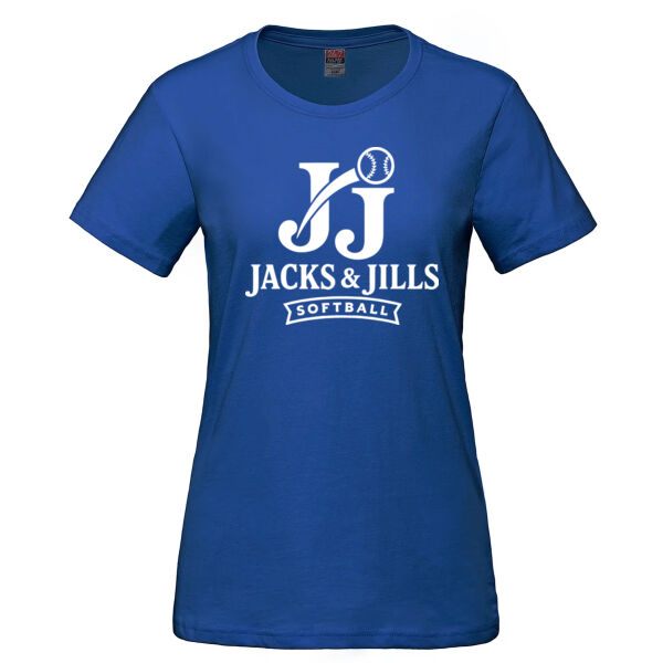 Personalized Ladies 100% Ring Spun Cotton T-Shirt Thumbnail